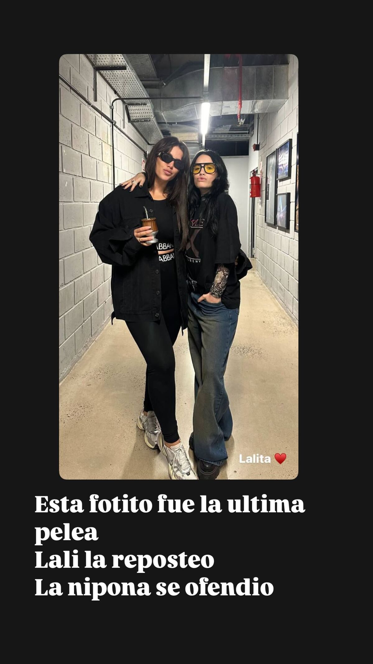 La foto de Lali Espósito con Wanda Nara que hizo estallar a la China Suárez. La foto de Lali Espósito con Wanda Nara que hizo estallar a la China Suárez.