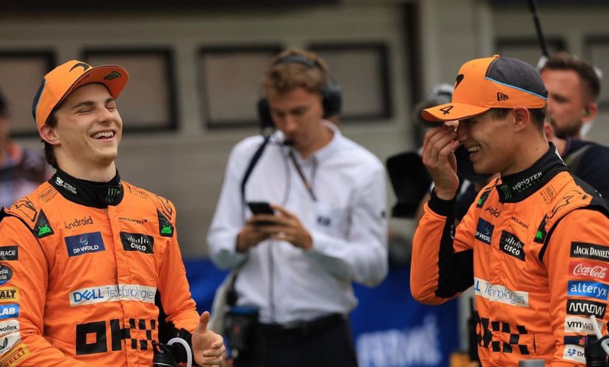 Oscar Piastri y Lando Norris le dieron el 1-2 a McLaren en el GP de Hungría de Fórmula 1. Oscar Piastri y Lando Norris le dieron el 1-2 a McLaren en el GP de Hungría de Fórmula 1.