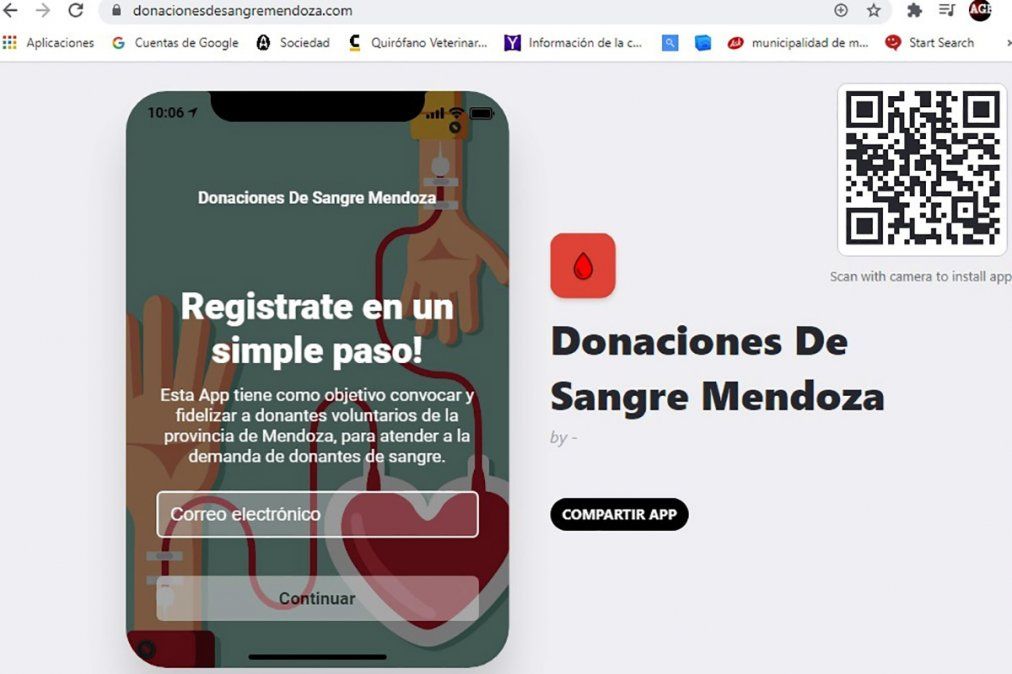 Así se visualiza la aplicación ideada y diseñada por el estudiante Martín Lana.