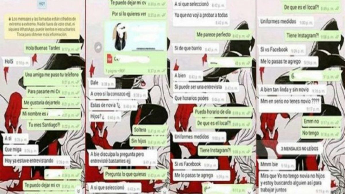 Violación. Los impactantes chats que la joven venezolana le envió a su mamá antes de ser violada.