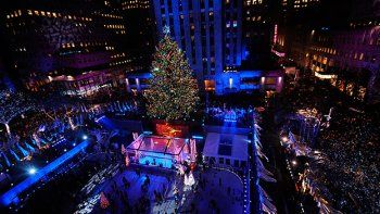Gran operativo de seguridad en el encendido de Navidad en Rockefeller Center
