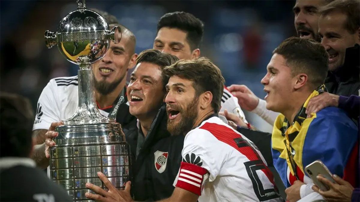 Ante Boca, River alzó la Copa Libertadores del 2018. Ante Boca, River alzó la Copa Libertadores del 2018.
