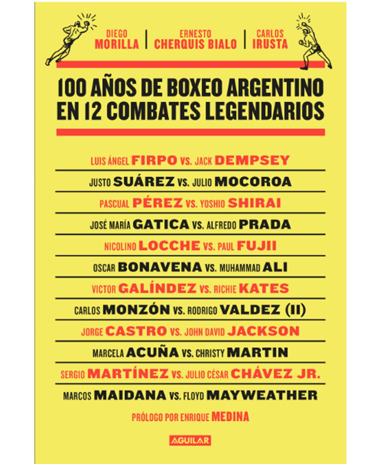La tapa del libro de boxeo en el que aparecen Pascual Pérez y Nicolino Locche La tapa del libro de boxeo en el que aparecen Pascual Pérez y Nicolino Locche