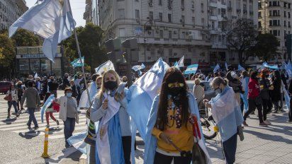 Banderazos. Las marchas contra el Gobierno tendrían su réplica de la CGT.