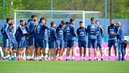 La Selección se entrenó en Ezeiza