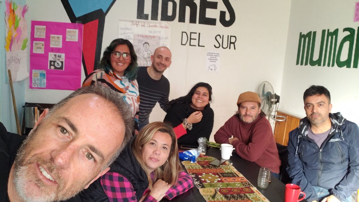 Ernesto Mancinelli juntoa referentes mendocinos de Libres del Sur.