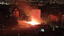 Incendio en calle Colón