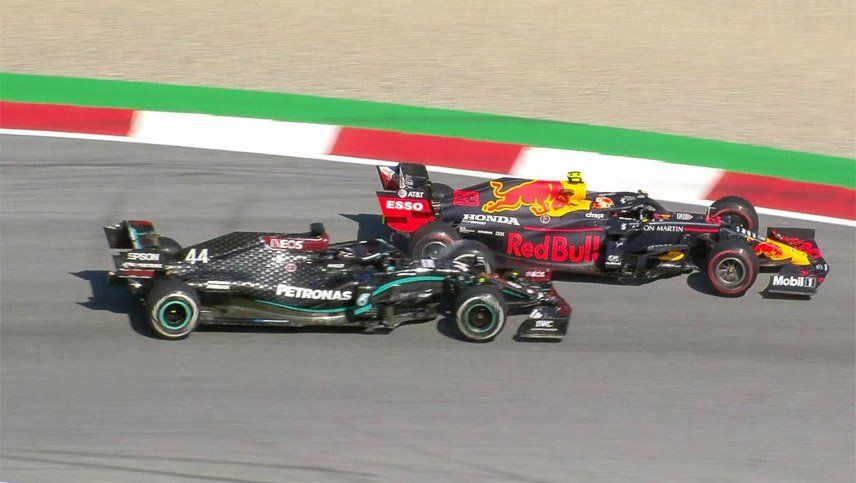 Así fue el polémico choque entre Hamilton y Albon