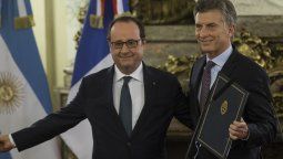 Macri le propuso a Hollande hacer realidad lo antes posible los convenios firmados