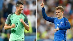 Cristiano o Griezmann: la final que coronará a Portugal o Francia