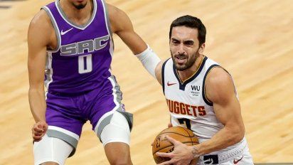 Facundo Campazzo estuvo en cancha 12 minutos y 34 segundos.