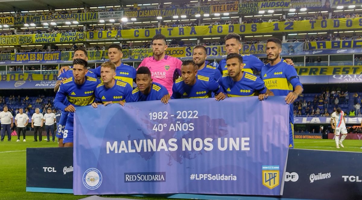 Boca homenajeó a los ex combatientes de Malvinas antes de jugar con Arsenal.