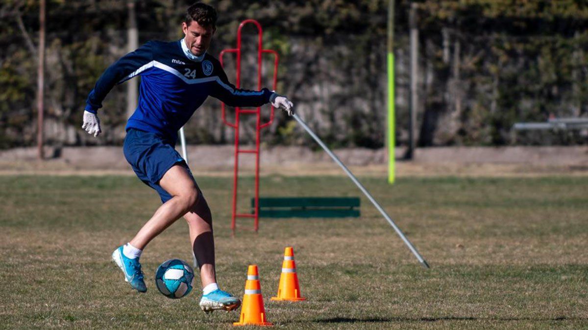 Daniel Imperiale volvió a la Lepra y realizó su primer entrenamiento.