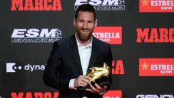 Lionel Messi recibió su sexta Bota de Oro