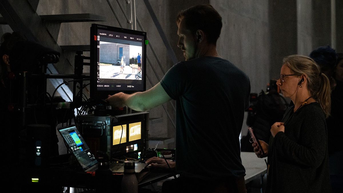 Parte del equipo técnico que trabaja en Mendoza.