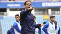 El técnico le cayó con todo a los jugadores.