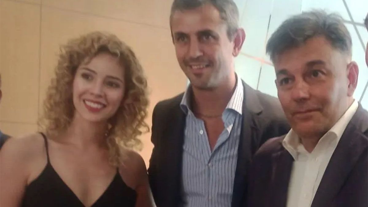 Lourdes Arrieta, Martín Menem y Carlos Soloa Vacas. Lourdes Arrieta, Martín Menem y Carlos Soloa Vacas.