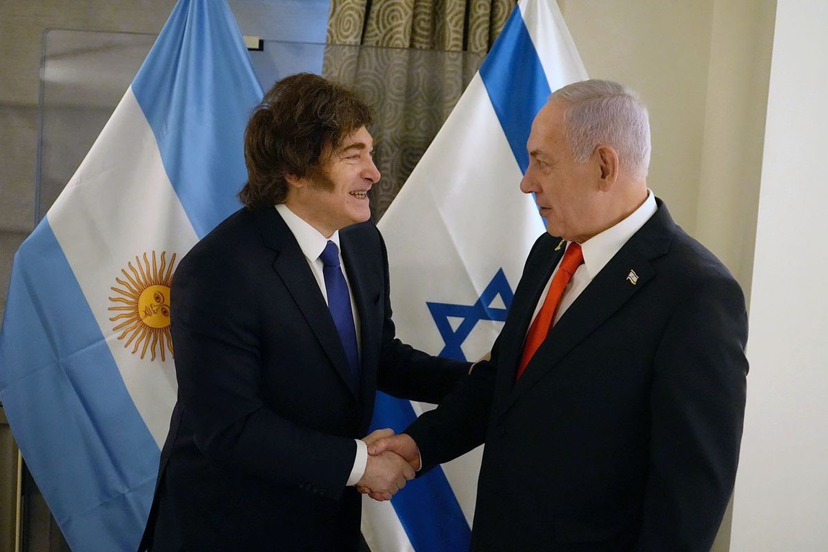 El presidente Javier Milei y el primer ministro israelí Benjamín Netanyahu. El presidente Javier Milei y el primer ministro israelí Benjamín Netanyahu.