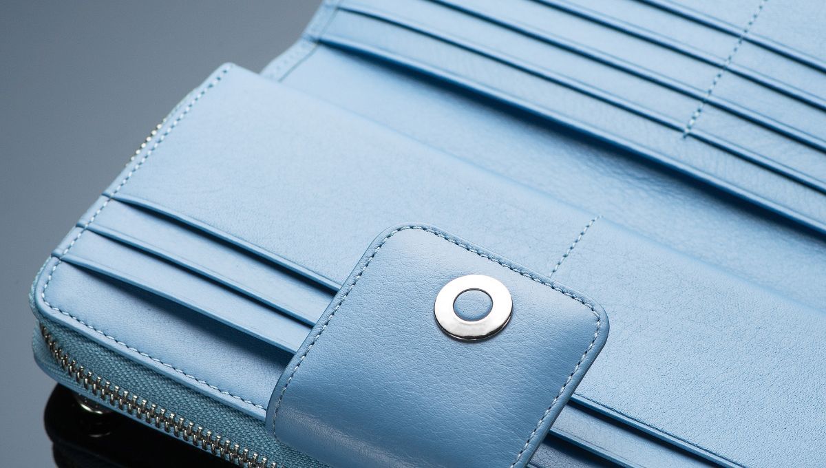 Billetera azul. Billetera azul. 