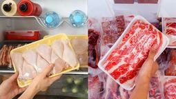 La carne y el pollo no se pueden guardar por mucho tiempo cuando están crudos. La carne y el pollo no se pueden guardar por mucho tiempo cuando están crudos.