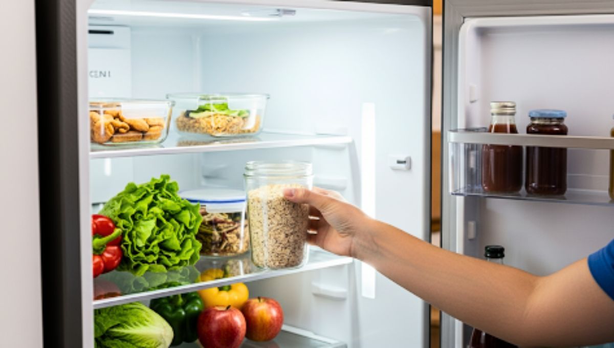 Colocar una taza de avena puede ser más que efectivo para tu heladera