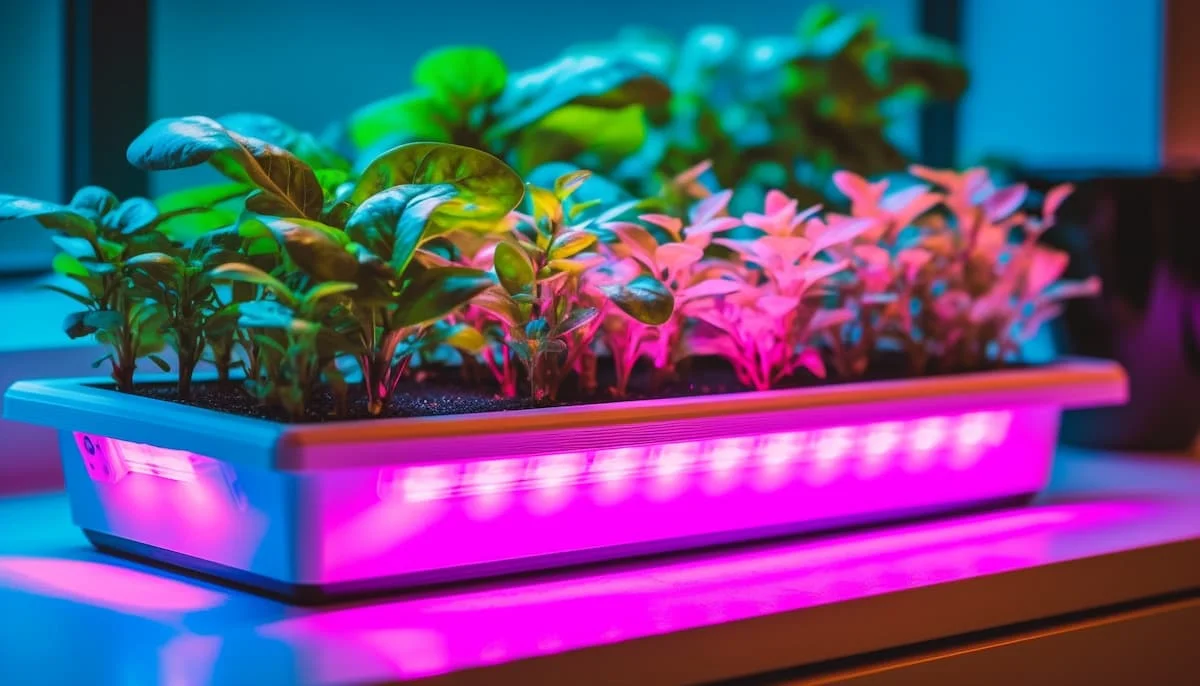 Las luces LED son el mejor tipo de luz artificial para tus plantas. Las luces LED son el mejor tipo de luz artificial para tus plantas.