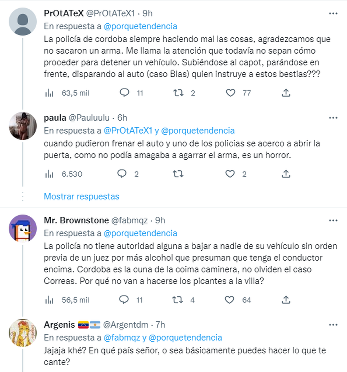 Los usuarios comenzaron a debatir en Twitter sobre la culpa del hecho