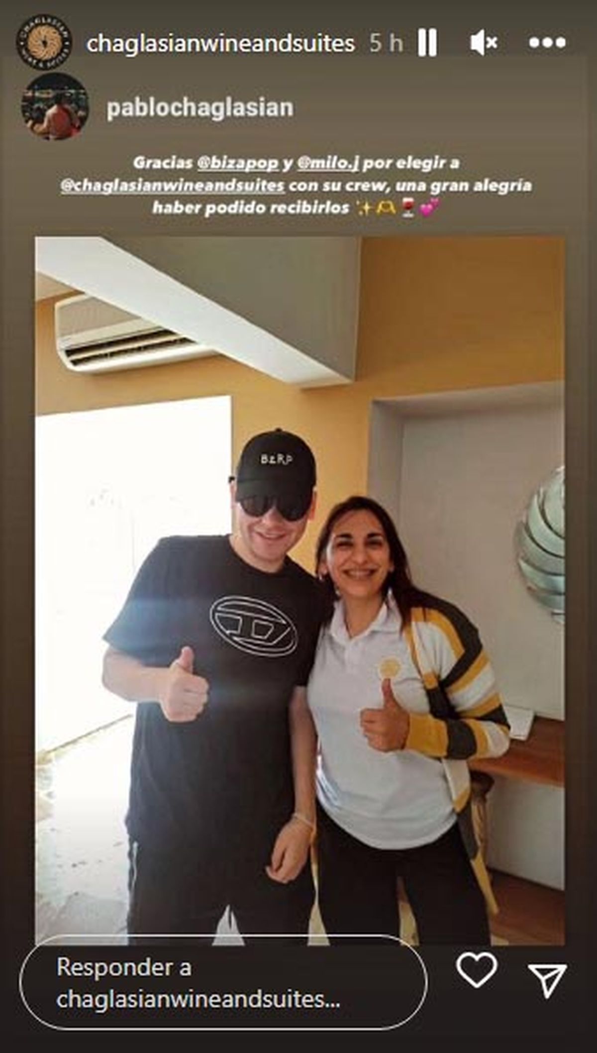 La foto de Bizarrap en Mendoza. La foto de Bizarrap en Mendoza. 
