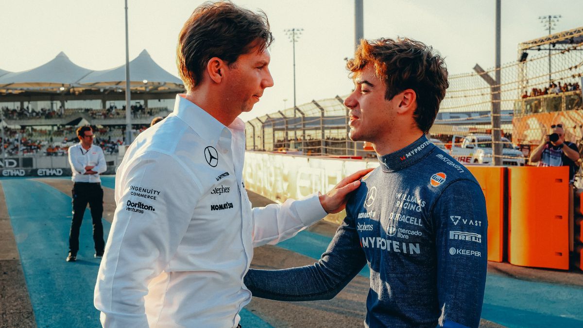 Williams le envió un sentido mensaje a Colapinto en la antesala de su debut con Alpine en Imola. 
