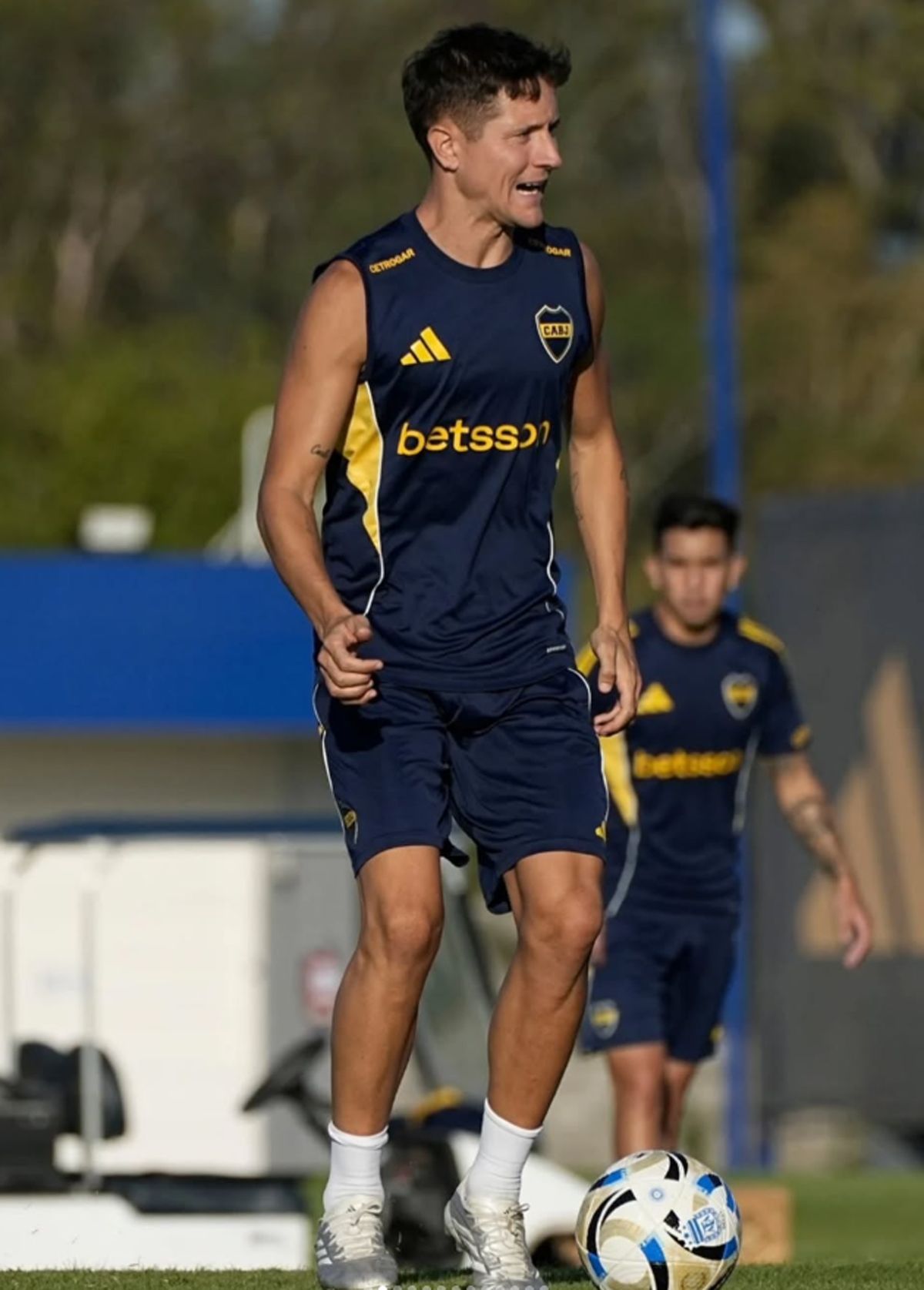 &Aacute;nder Herrera es uno de los recambios que usa Claudio &Uacute;beda en Boca.