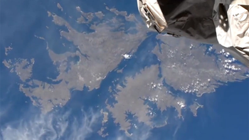 Video: las impresionantes vistas de las Islas Malvinas captadas en video desde el espacio