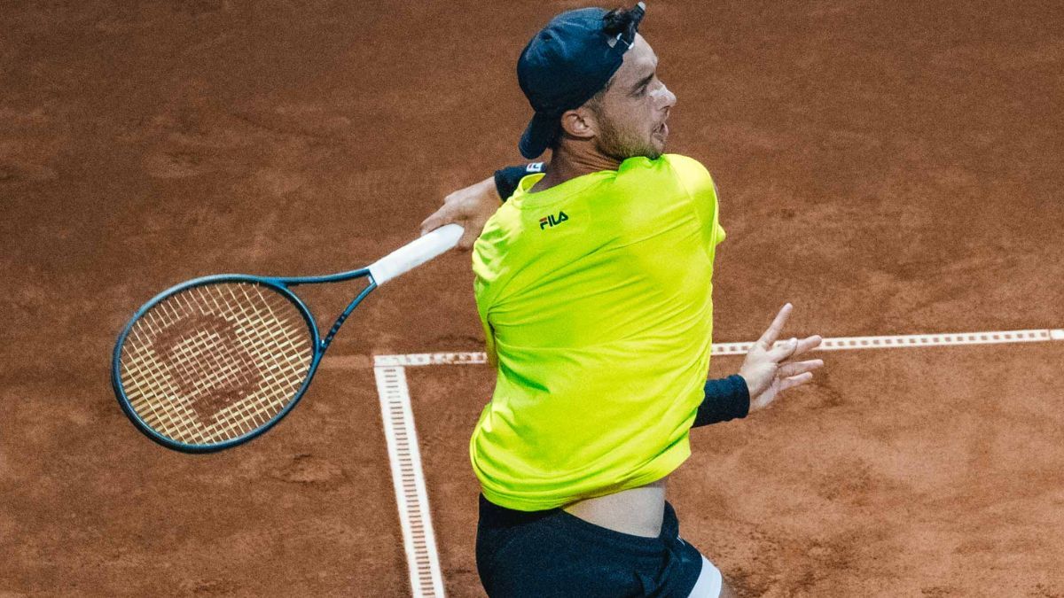 Thiago Tirante venció a Andrey Rublev. Thiago Tirante venció a Andrey Rublev.