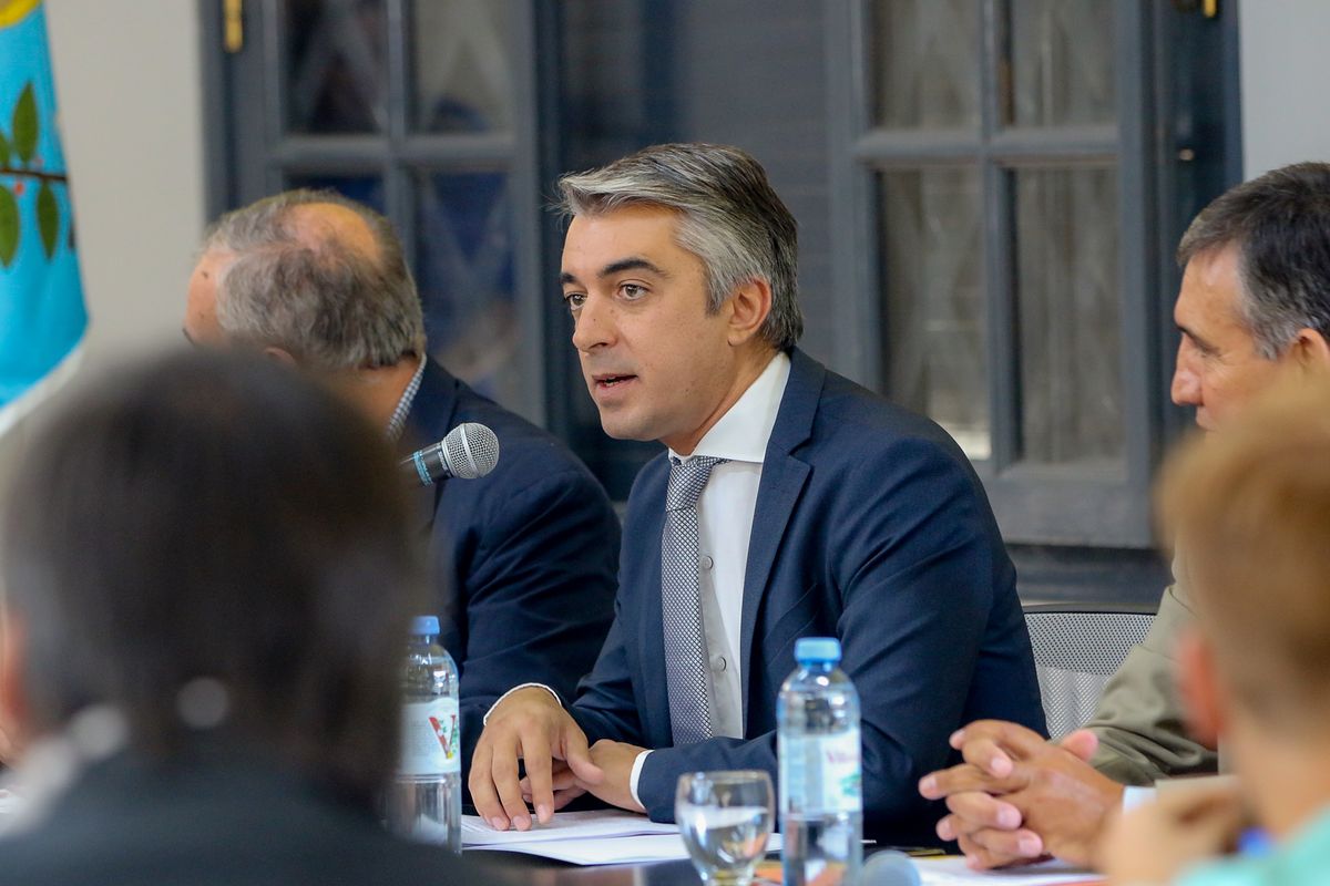 Sebastián Bragagnolo durante la apertura de sesiones en marzo pasado.