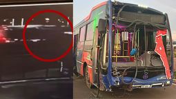Video: así fue el accidente del micro que dejó 8 heridos en el Acceso Sur