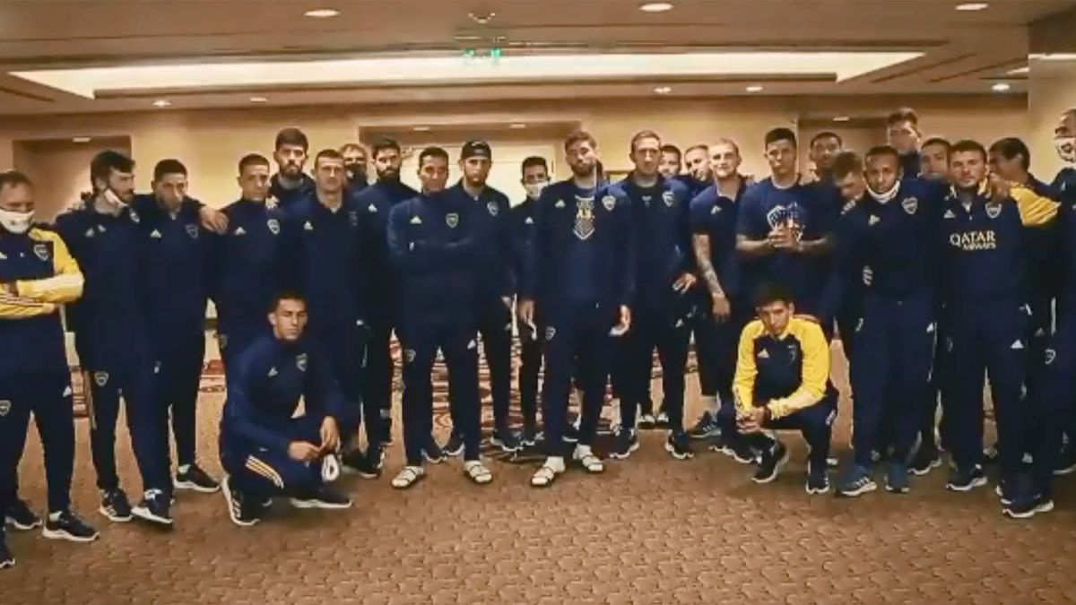 Los pibes de Boca recibieron un mensaje de aliento