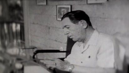 Juan Domingo Perón en Puerta de Hierro, en 1971.