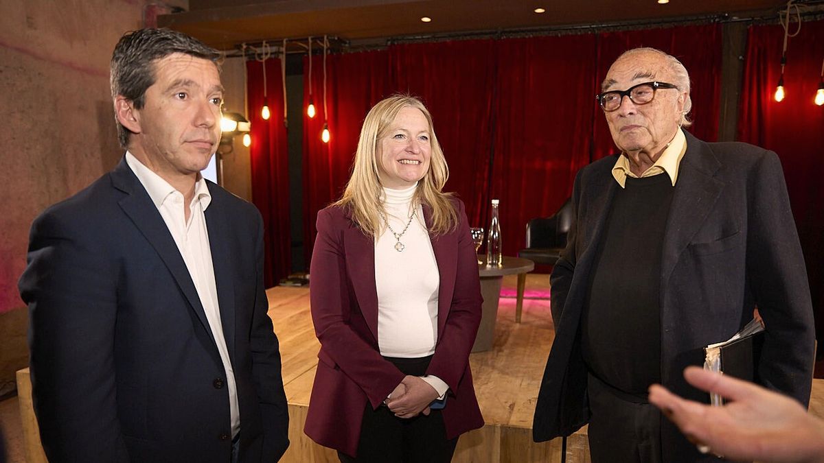 El diputado Andrés Lombardi, la vicegobernadora Hebe Casado y Bebo Granados. El diputado Andrés Lombardi, la vicegobernadora Hebe Casado y Bebo Granados.