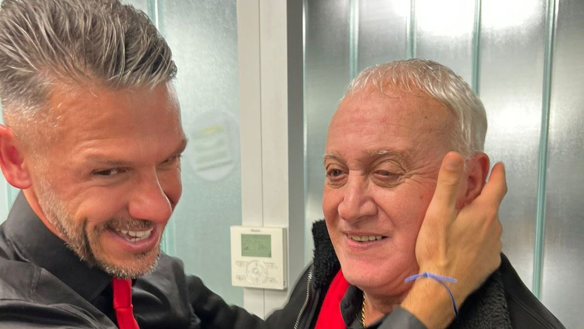 Martín Demichelis y el Beto Alonso.