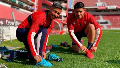 Independiente se entrenó por la mañana del miércoles en el estadio de Avellaneda.
