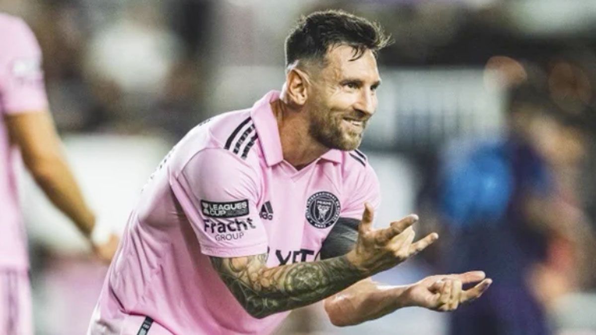Lionel Messi celebró como el Hombre Araña en el Inter Miami Lionel Messi celebró como el Hombre Araña en el Inter Miami
