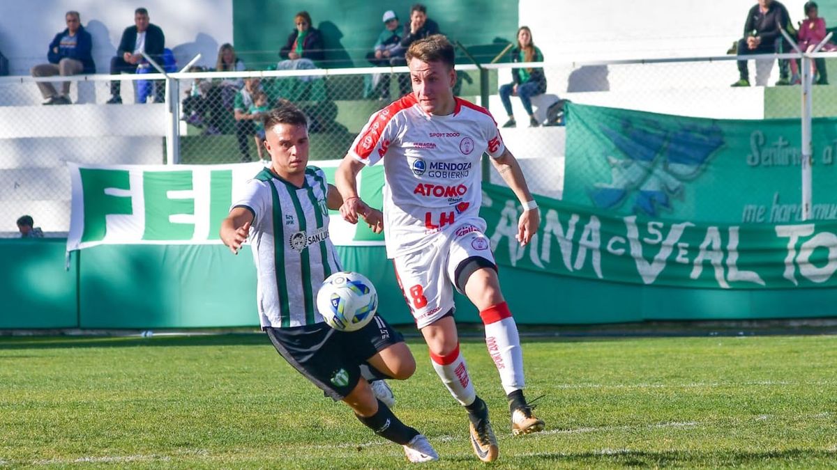 Hernán Tifner tuvo mucha movilidad en Huracán Las Heras.