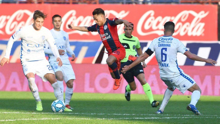 Godoy Cruz perdió 3-2 con San Lorenzo, en un final más que polémico en el Bajo Flores