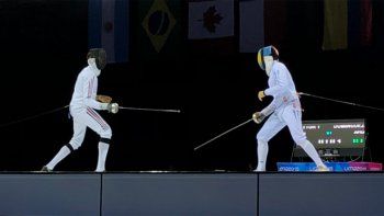 Con el mendocino Lugones, el equipo de espada consiguió una medalla histórica