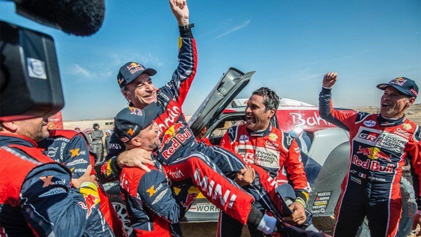 Sainz ganó por tercera vez el Dakar y la dupla mendocina Terranova-Graue finalizó sexta