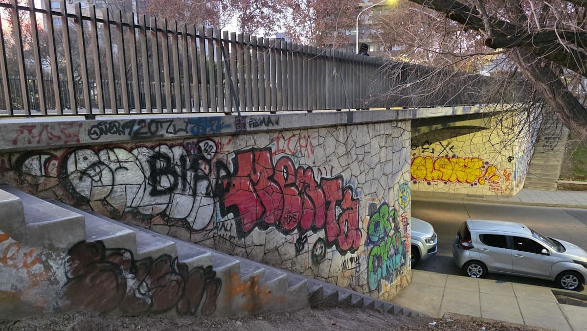 ¿Arte urbano? ¿Enchastre? Los reyes del grafiti van dejando su marca en toda la Ciudad de Mendoza. ¿Arte urbano? ¿Enchastre? Los reyes del grafiti van dejando su marca en toda la Ciudad de Mendoza.