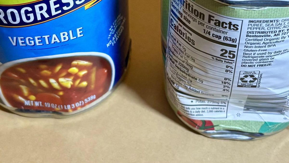 No deberías consumir latas con golpes. No deberías consumir latas con golpes. 