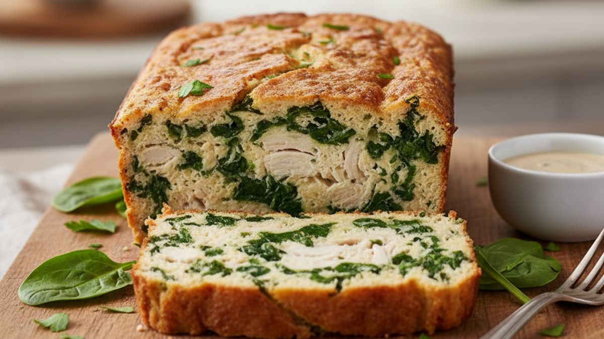 Budín de espinaca y pollo: la receta riquísima, fácil y nutritiva con solo 7 ingredientes