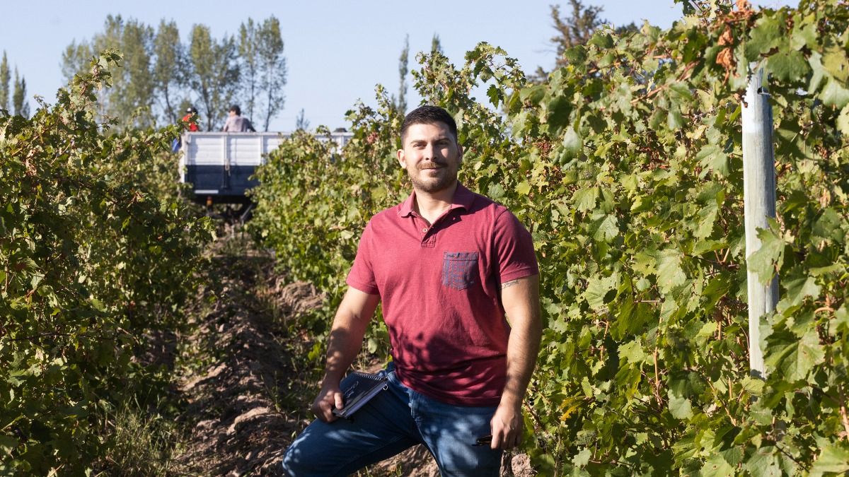 Lucca Stradella es nieto de Constanza Bianchi, una de las herederas de la emblemática bodega y champagnera de San Rafael.&nbsp;