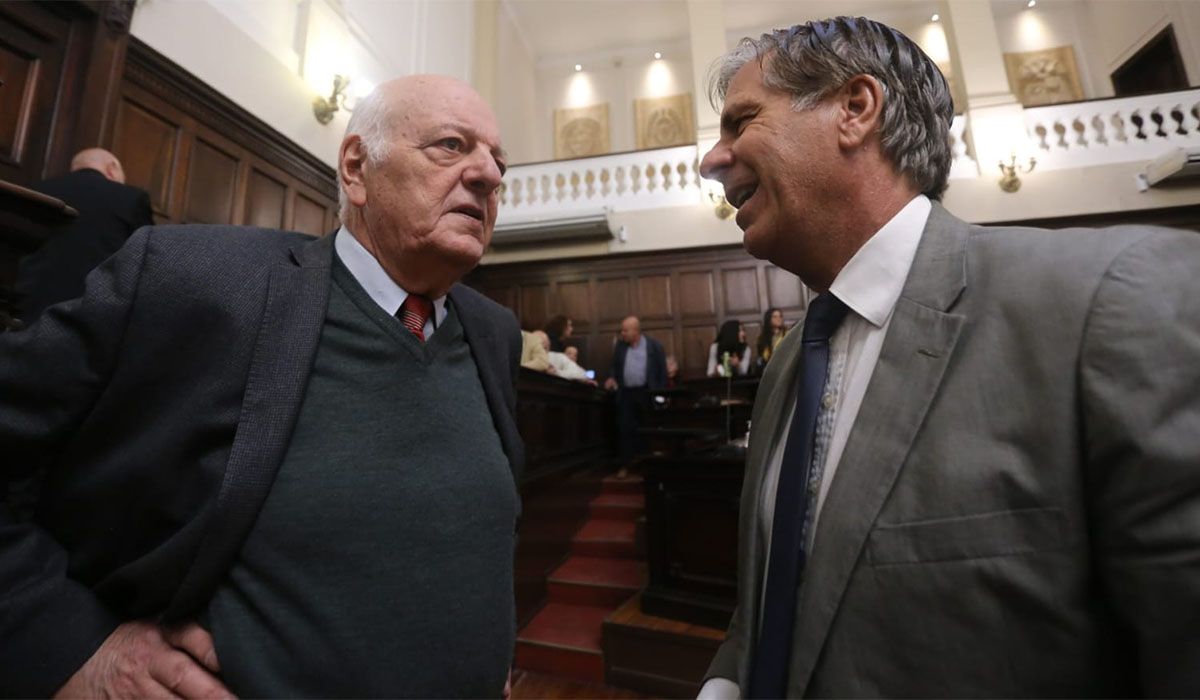 Jaliff junto al senador Marcelo Rubio, en su última etapa como legislador.