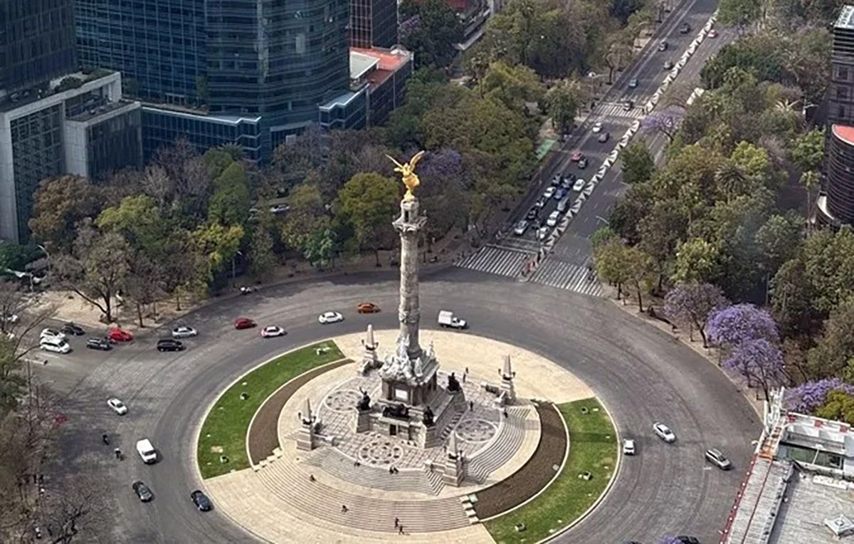 Monumento Ángel de la Independencia en Ciudad de México (Archivo). Crédito: EFE/ Álex Cruz.